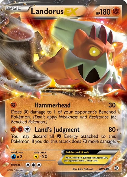 Landorus EX, Boundaries Crossed 89/149