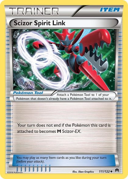 Scizor Spirit Link, XY - BREAKpoint 111/122