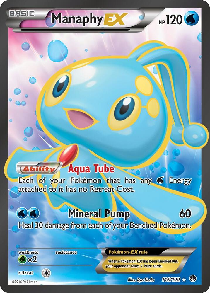 Manaphy EX (Full Art), XY - BREAKpoint 116/122