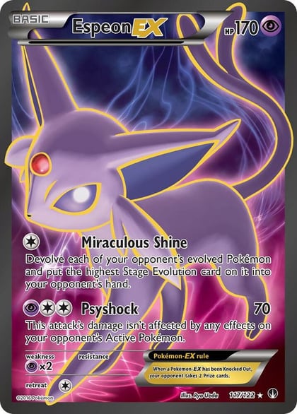 Espeon EX (Full Art), XY - BREAKpoint 117/122