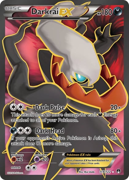 Darkrai EX (Full Art), XY - BREAKpoint 118/122