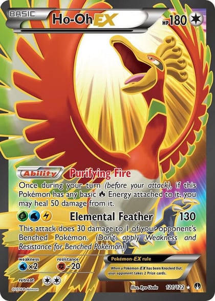 Ho-Oh EX (Full Art), XY - BREAKpoint 121/122