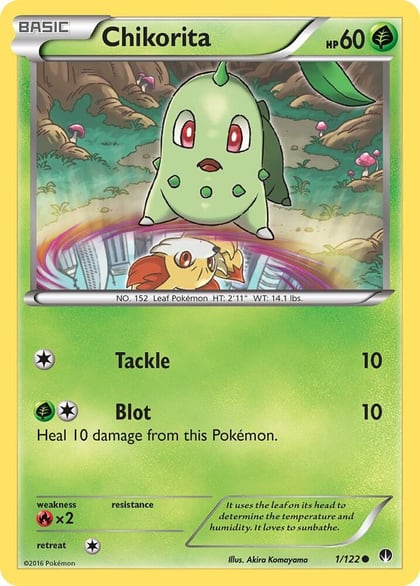 Chikorita, XY - BREAKpoint 1/122