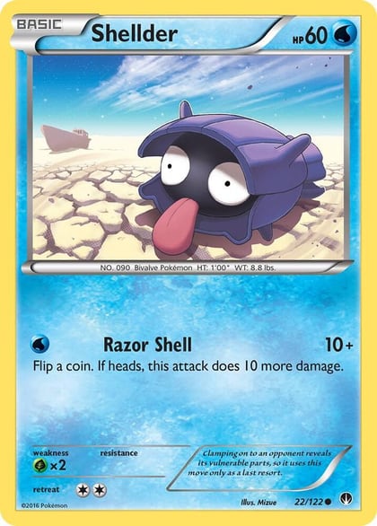 Shellder (22), XY - BREAKpoint 22/122