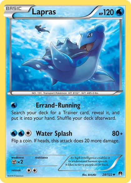 Lapras, XY - BREAKpoint 28/122
