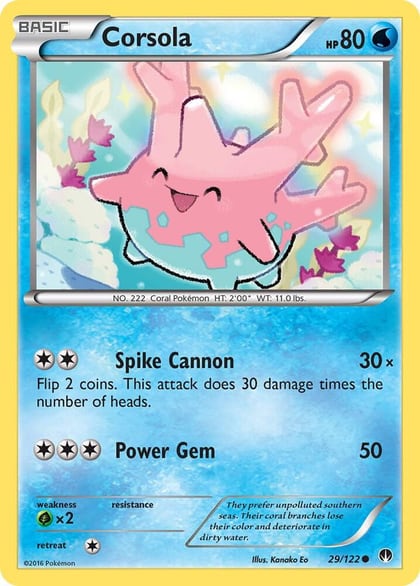 Corsola, XY - BREAKpoint 29/122