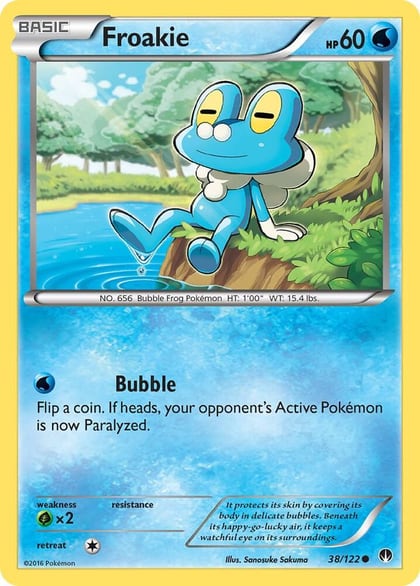 Froakie, XY - BREAKpoint 38/122