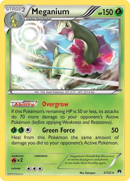 Meganium, XY - BREAKpoint 3/122