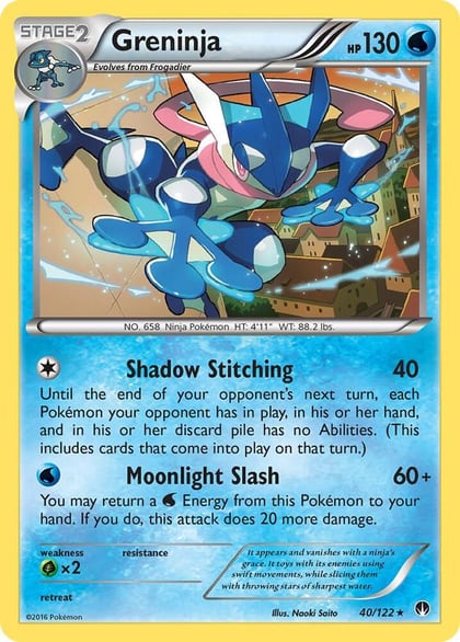 Greninja, XY - BREAKpoint 40/122