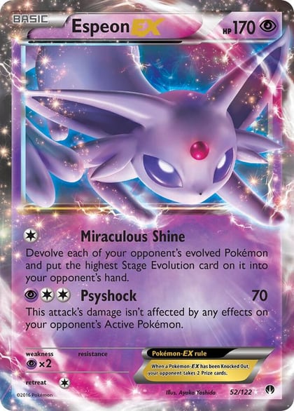 Espeon EX, XY - BREAKpoint 52/122