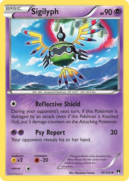 Sigilyph, XY - BREAKpoint 55/122