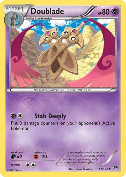 Doublade, XY - BREAKpoint 61/122