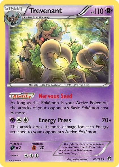 Trevenant, XY - BREAKpoint 65/122