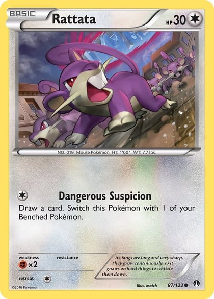 Rattata, XY - BREAKpoint 87/122