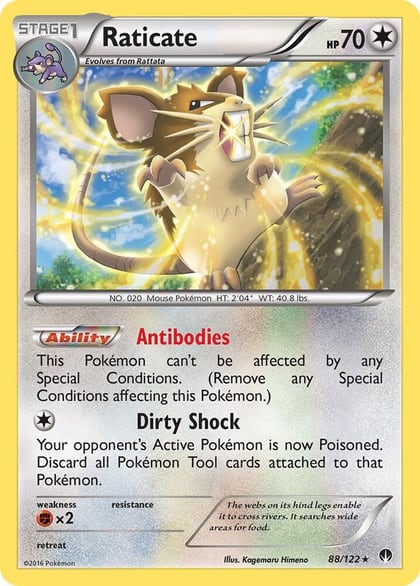 Raticate, XY - BREAKpoint 88/122