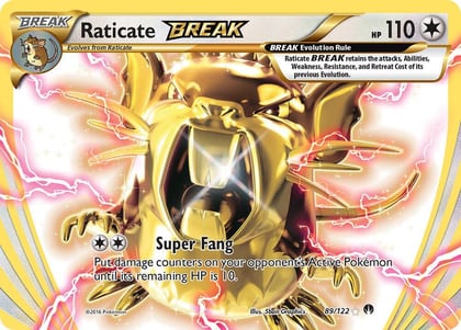 Raticate BREAK, XY - BREAKpoint 89/122