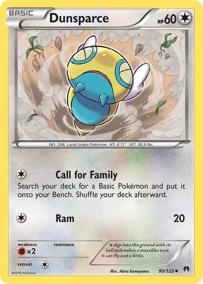 Dunsparce, XY - BREAKpoint 90/122