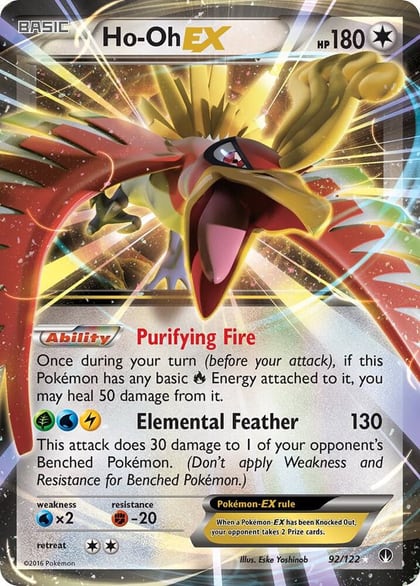 Ho-Oh EX, XY - BREAKpoint 92/122