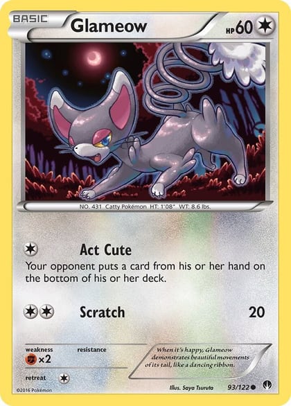 Glameow, XY - BREAKpoint 93/122