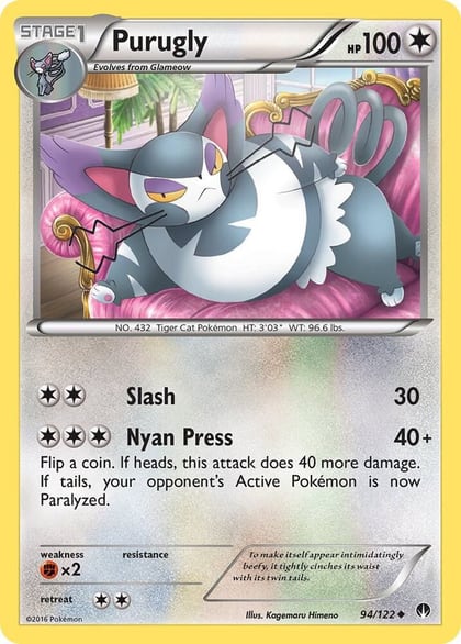 Purugly, XY - BREAKpoint 94/122
