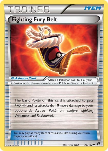 Fighting Fury Belt, XY - BREAKpoint 99/122