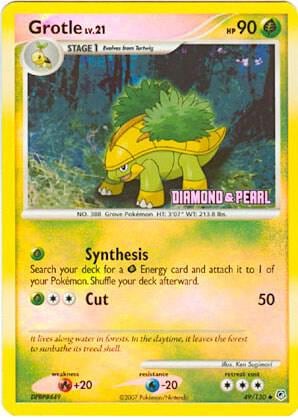 Grotle - 49/130 [Diamond & Pearl], Burger King Promos 049/130