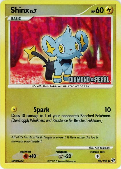 Shinx - 98/130 [Diamond & Pearl], Burger King Promos 098/130