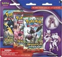 BREAKthrough Three Pack Pin Blisters [Mega Mewtwo X], XY - BREAKthrough P107112