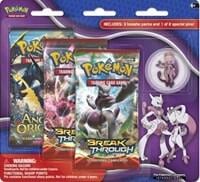 BREAKthrough Three Pack Pin Blisters [Mega Mewtwo Y], XY - BREAKthrough P107113