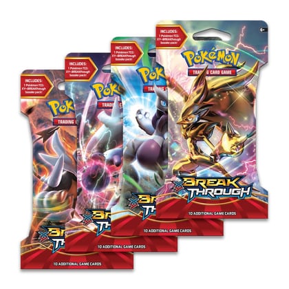 BREAKthrough Sleeved Booster Pack Art Bundle [Set of 4], XY - BREAKthrough P276596