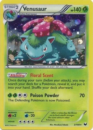 Venusaur - 3/108 (Cosmos Holo), Blister Exclusives 003/108