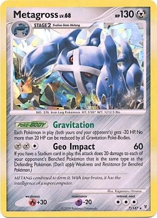 Metagross - 7/147 (Cracked Ice Holo), Blister Exclusives 007/147