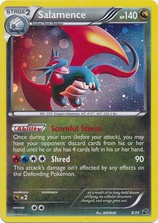 Salamence - 8/20 (Cosmos Holo), Blister Exclusives 008/020