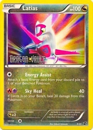Latias - 9/20 (Dragon Vault), Blister Exclusives 009/020