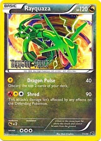 Rayquaza - 11/20 (Dragon Vault), Blister Exclusives 011/020