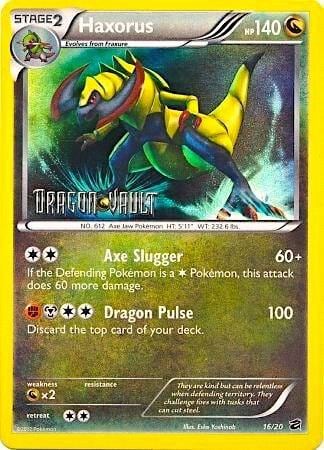 Haxorus - 16/20 (Dragon Vault), Blister Exclusives 016/020