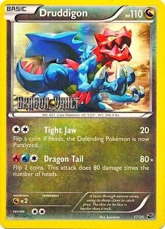 Druddigon - 17/20 (Dragon Vault), Blister Exclusives 017/020