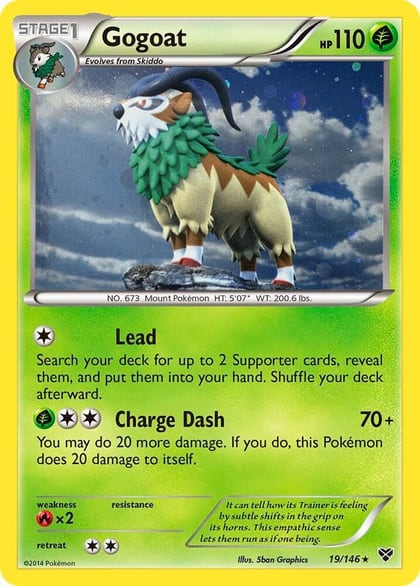 Gogoat - 19/146 (Cosmos Holo), Blister Exclusives 019/146