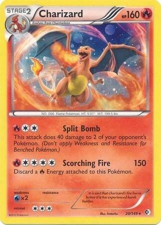 Charizard - 20/149 (Cosmos Holo), Blister Exclusives 020/149