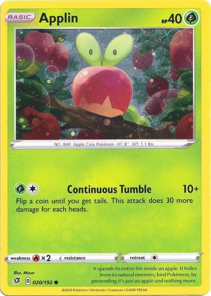 Applin - 020/192 (Cosmos Holo), Blister Exclusives 020/192
