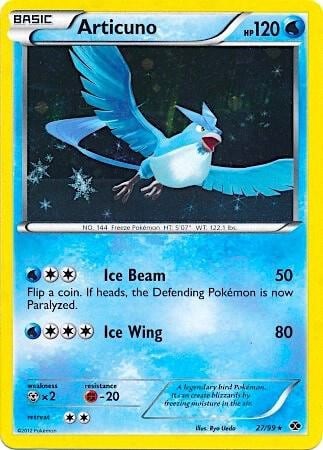 Articuno - 27/99 (Next Destinies), Blister Exclusives 027/099