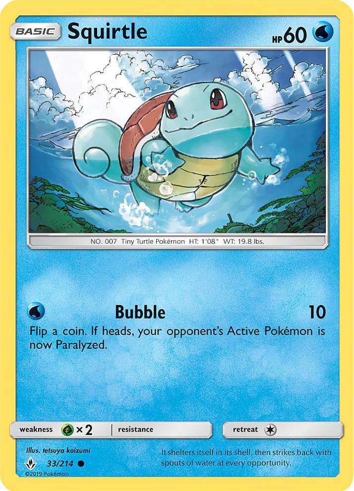 Squirtle - 33/214 (Premium Collection Promo), Blister Exclusives 033/214