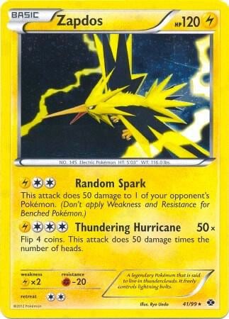 Zapdos - 41/99 (Next Destinies), Blister Exclusives 041/099