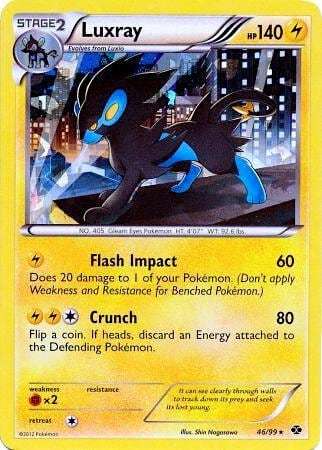 Luxray - 46/99 (Cracked Ice Holo), Blister Exclusives 046/099