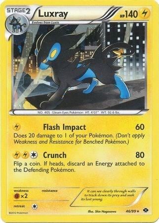 Luxray - 46/99 (Cosmos Holo), Blister Exclusives 046/099