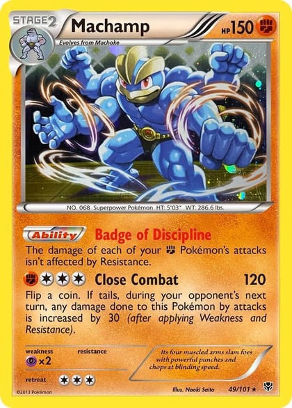 Machamp - 49/101 (Cosmos Holo), Blister Exclusives 049/101