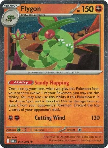 Flygon - 053/094 (Cosmos Holo), Blister Exclusives 053/094