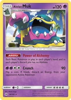 Alolan Muk - 58/149 (Cosmos Holo), Blister Exclusives 058/149