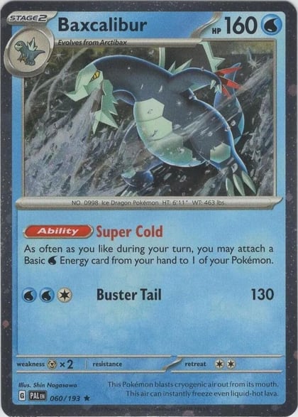 Baxcalibur - 060/193 (Cosmos Holo), Blister Exclusives 060/193