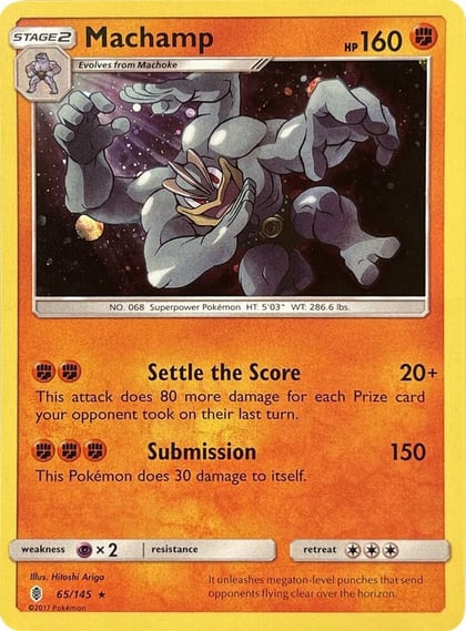 Machamp - 65/145 (Cosmos Holo), Blister Exclusives 065/145